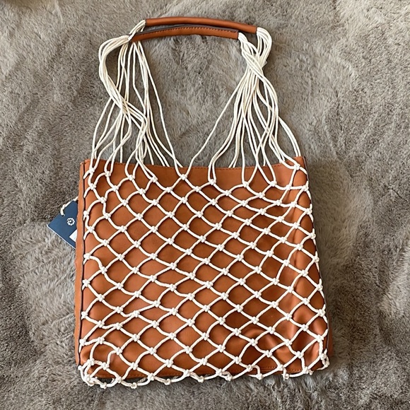 Universal Thread Macrame Purse, Handbag - Picture 6 of 6